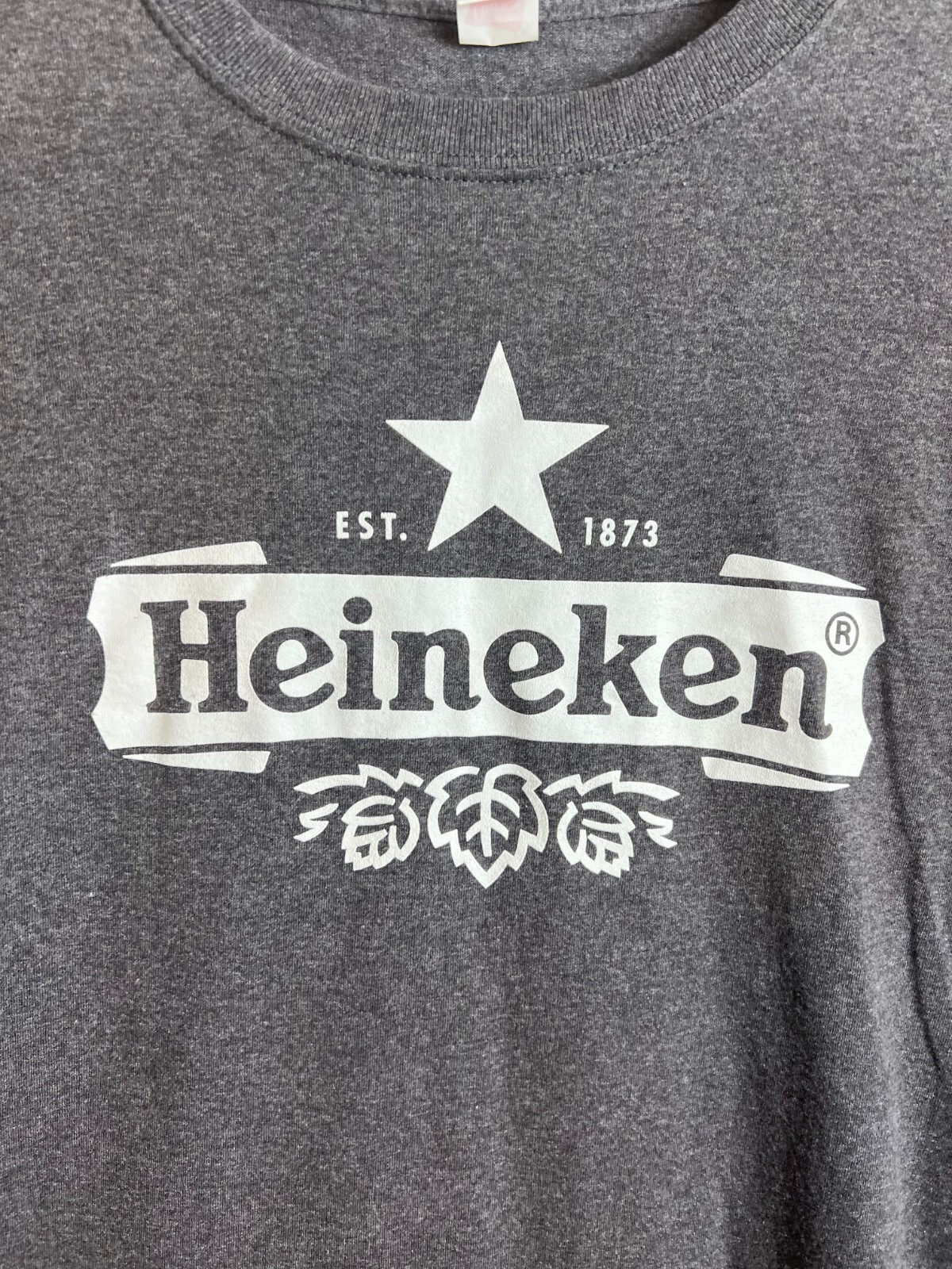 Купить Футболка Heineken Official T Shirt Large Men short sleeve BreweryBeer advertising summer, цена 2 590 руб — (175534740846)